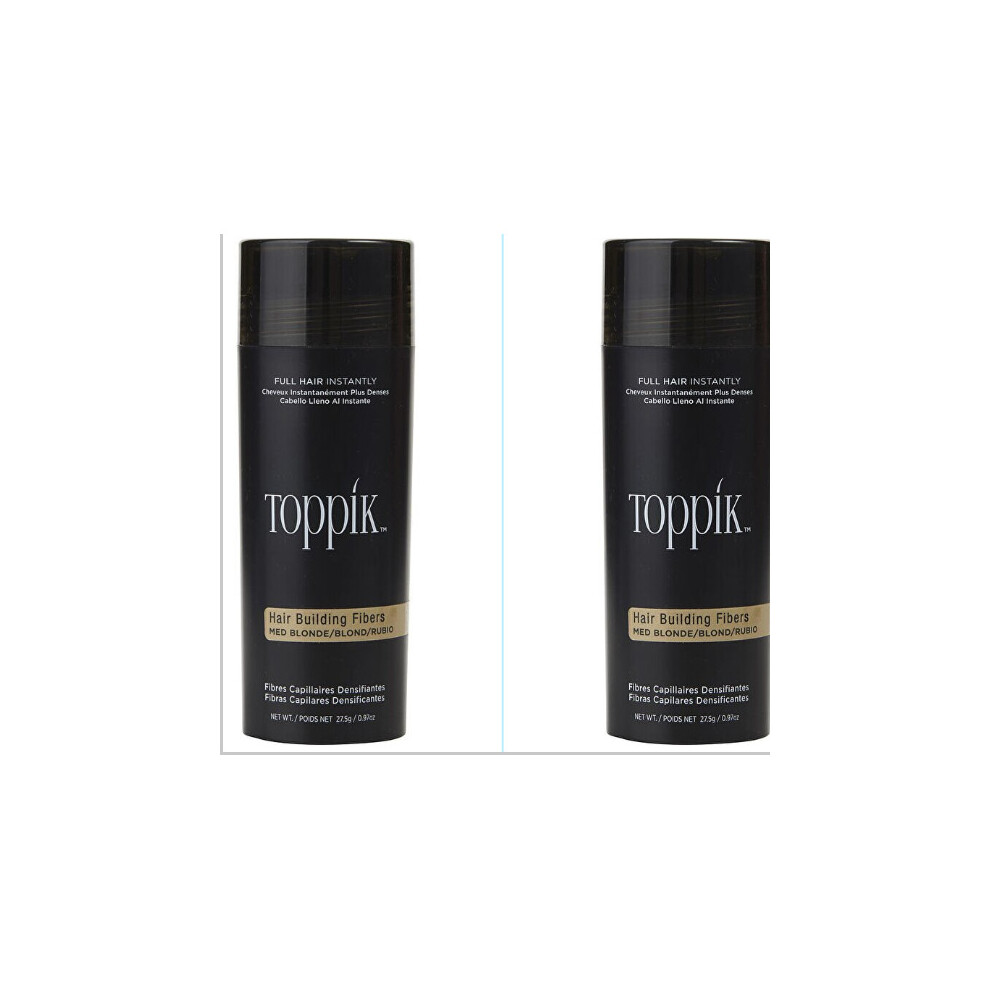 Toppik Hair Building Fibers - # Medium Blonde 27.5g/0.97oz(Pk 2)