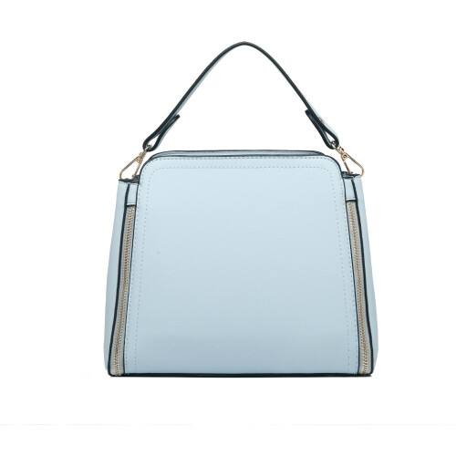 Miss Lulu (Blue) MISS LULU - Leather Look Practical Crossbody Bag 2