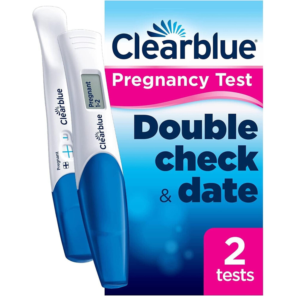 Clearblue Pregnancy Test Double-Check and Date Combo Pack