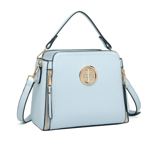 Miss Lulu (Blue) MISS LULU - Leather Look Practical Crossbody Bag 1