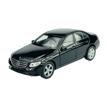 Welly 2016Mercedes-Benz E-Class W213 Die-Cast Model 1:34-1:39, Black - Openable Doors, Rubber Tires | 43703