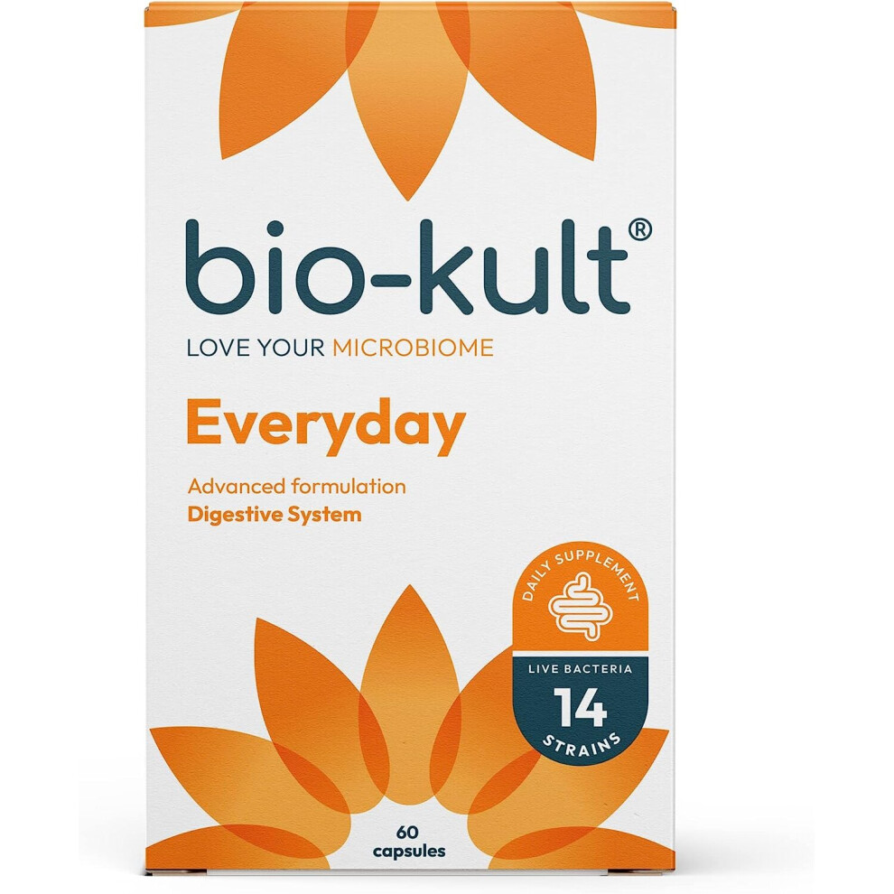 Bio-Kult Advanced Multi-Strain Formulation for Digestive System,60 Count (Pack of 1)