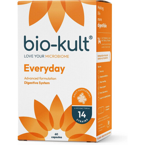 Bio-Kult Advanced Multi-Strain Formulation for Digestive System,60 Count (Pack of 1) 1