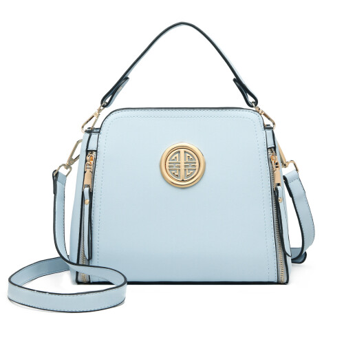 Miss Lulu (Blue) MISS LULU - Leather Look Practical Crossbody Bag