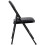 Charles Jacobs (6) Charles Jacobs Folding Chair Cushioned PU Office Reception Padded Black Frame 5