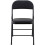 Charles Jacobs (6) Charles Jacobs Folding Chair Cushioned PU Office Reception Padded Black Frame 8