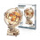 Globe Light Wooden World Map DIY Mechanical Moving USB Puzzle Map 2