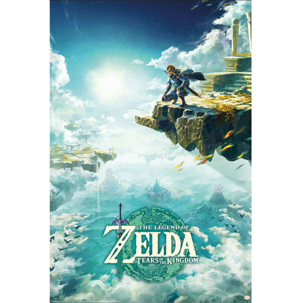 The Legend Of Zelda Poster Hyrule Skies