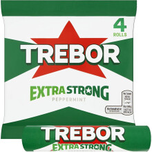 Trebor Extra Strong Mints, Pack of 4