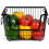 (2, BLACK) Vegetable Rack Fruit wire Stacking Storage Basket Kitchen Stand 1, 2, 3 Tier 1