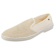 (9.5) Rivieras Classic Mens Espadrille Shoes in Beige