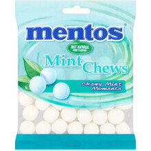 Mentos Mint Chews 150g - Classic Chewy Mint Candy, Refreshing Flavor