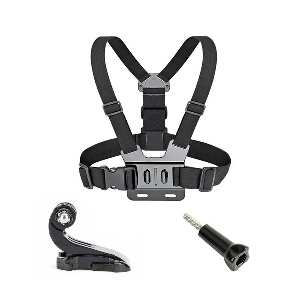 (Chest Strap Set) Chest Strap Mount Belt for Gopro Hero 10 9 8 5 4 Insta360 R X2 DJI OSMO Action Camera Harness for Go Pro SJCAM EKEN Accessories