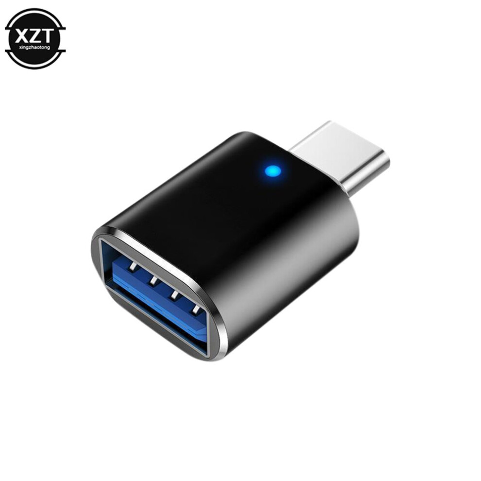 (Black) Otg Adapter Type-C Usb C To Usb3.0 Otg Adapter Connector Type C Otg Conventer For Macbook Pro Xiaomi Huawei Flash Drive Reader Black 9456110076557