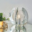 Litecraft Spiro Table Lamp Wire String Ball Base - Polished Chrome 5