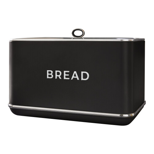 Tower Tower Renaissance Black Breadbin & Canisters Stylish Matching Set 1