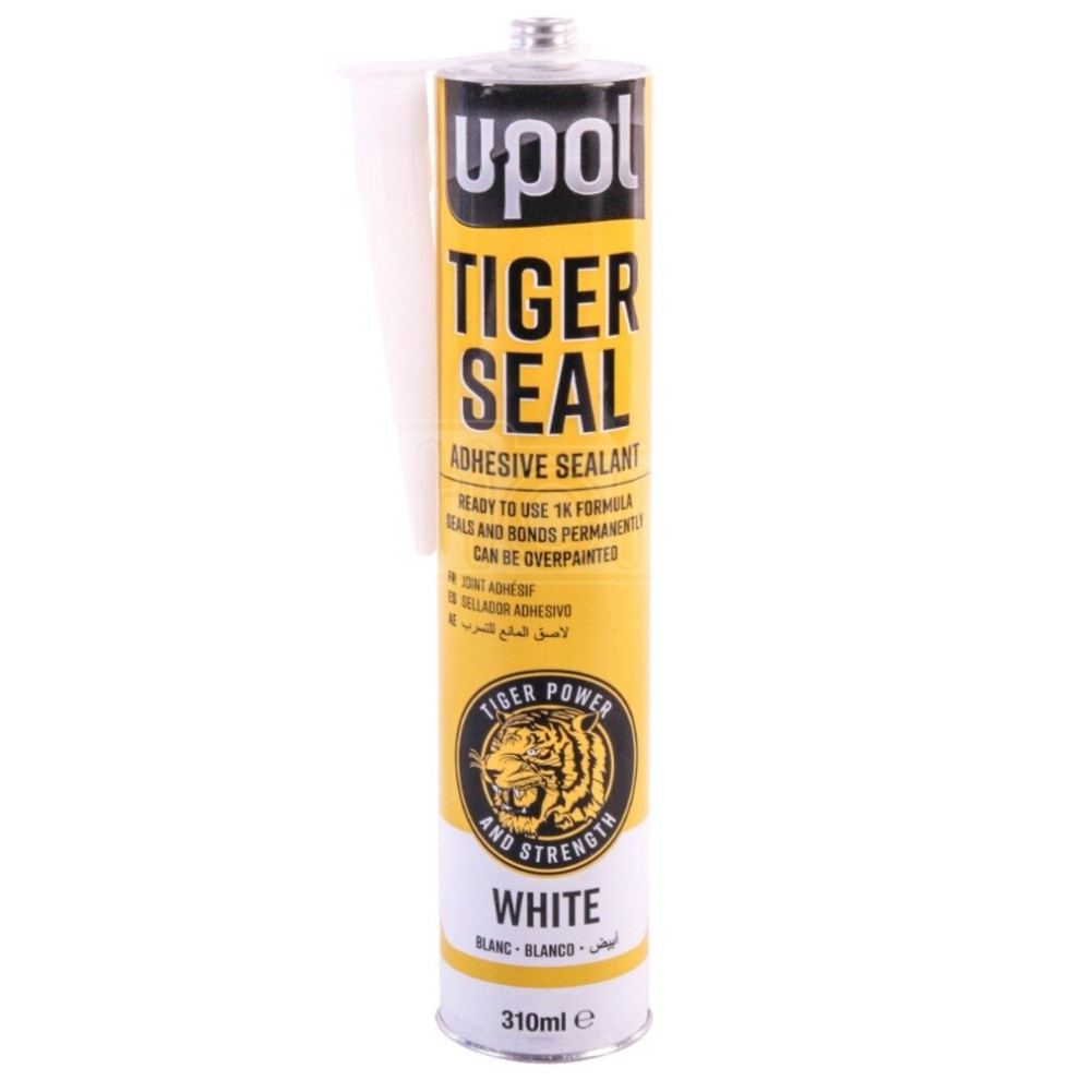 U-Pol White Tiger Seal Polyurethane Adhesive & Sealant 310Ml Ready To Use 5010796102401