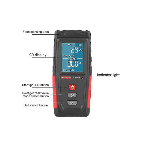 Display Geiger Counter Nuclear Radiation Detector Personal Dosimeter 2