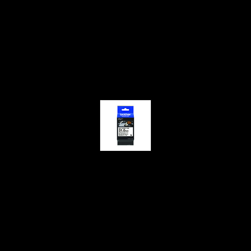 Brother HSe-261E 31.0mm Blk/Wht Tube