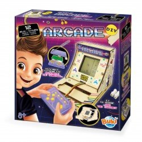 Borne Arcade BUKI - Giochi arcade classici - Unisex - Giallo