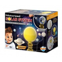 Brinquedo educativo - BUKI FRANCE - Sistema Solar Motorizado - 8 planetas - Iluminação do Sol - Eclipses possíveis
