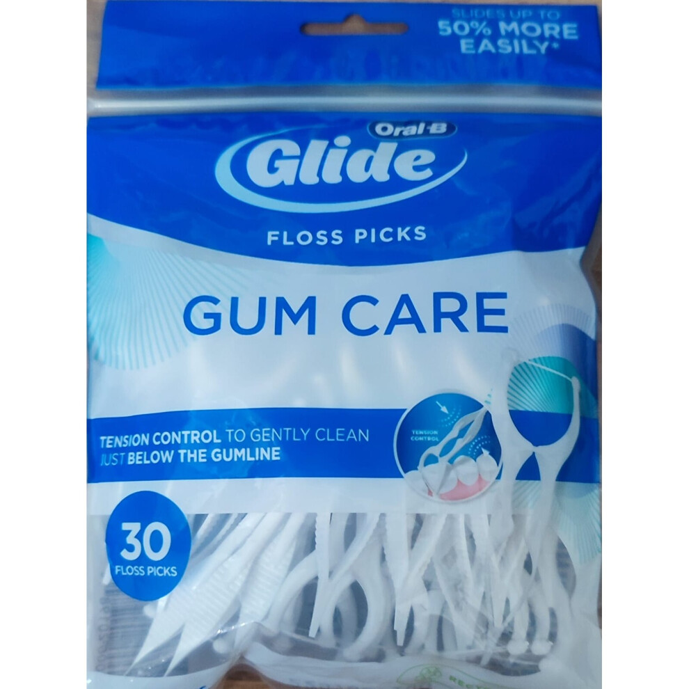 ORAL-B Glide Floss Picks 30, Gum Care Clinical Protection