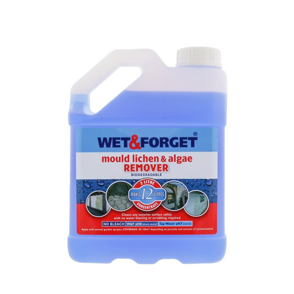 Wet & Forget - Mould Lichen & Algae Remover (2 Litre)