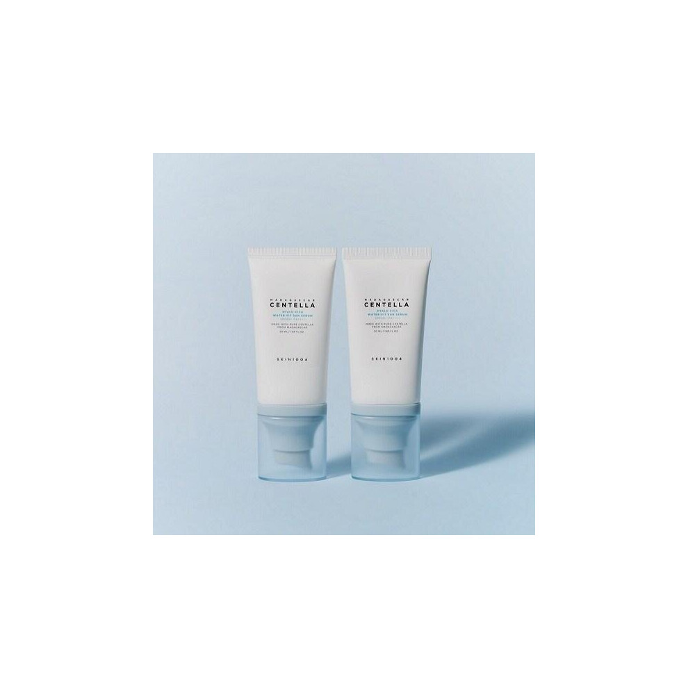 Skin1004 Madagascar Centella Hyalu-Cica Water-Fit Sun Serum 50Ml*2Ea (Twin Pack)