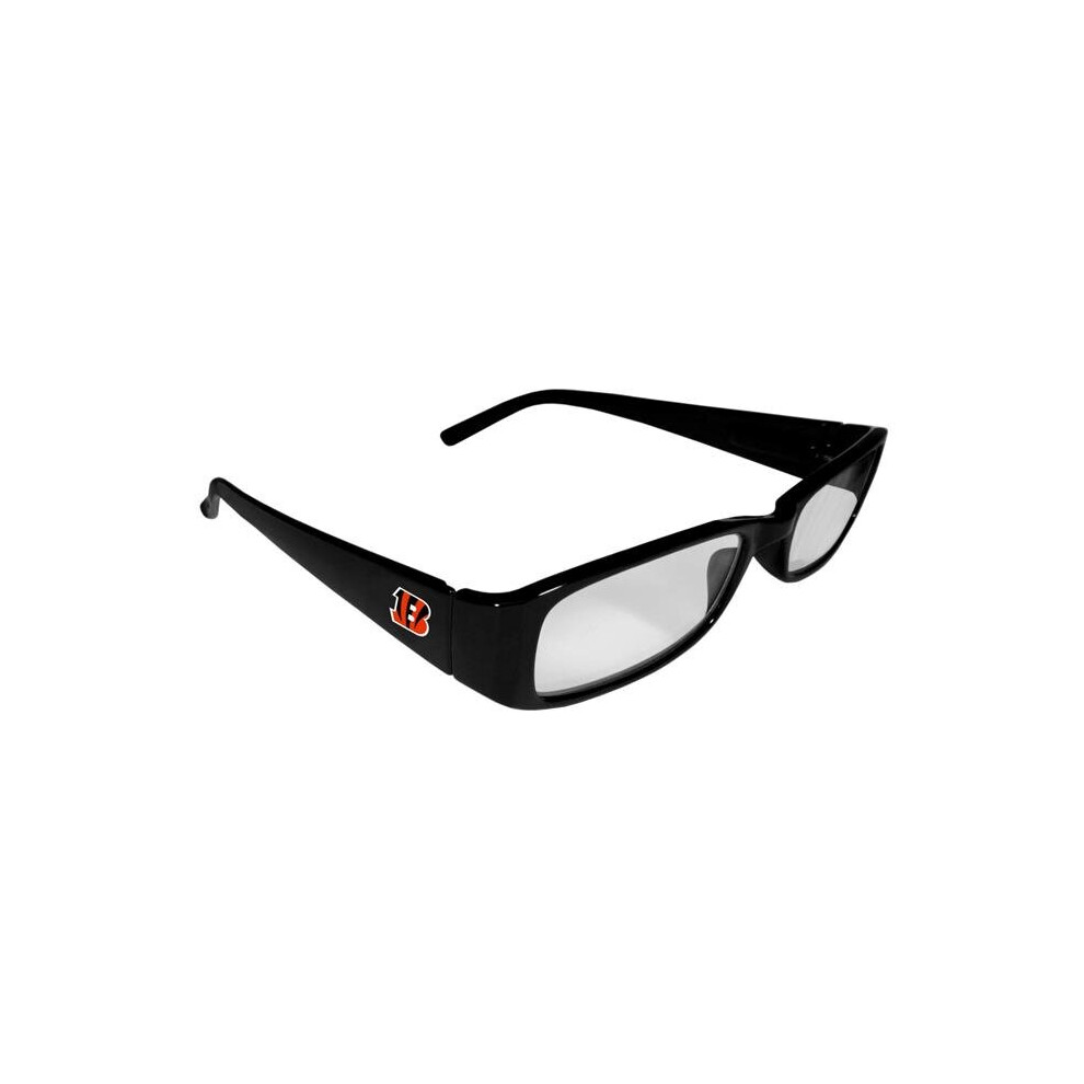Siskiyou FRGP010-1.25 Unisex NFL Cincinnati Bengals Printed Reading Glasses - Power Plus 1.25-image-OPC-PBWHN6R-NEW