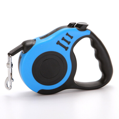 (BLUE) Dog leads dog leash auto-scalable 5m
