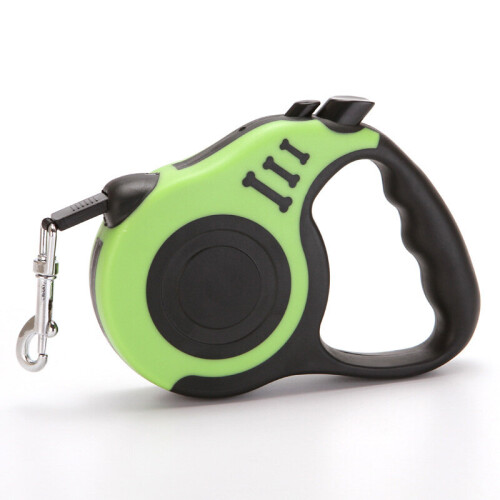 (GREEN) Dog leads dog leash auto-scalable 5m