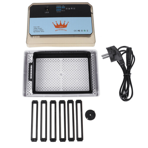 (US Plug) 40W LED Light 15PCS Eggs Chicken Automatic Incubator Hatche Turning Temperature Control 2