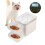 (Type 1) 2L Pet Water Drinker Dispenser Heart-shaped Automatic Dog Cat Feeder Waterer 2