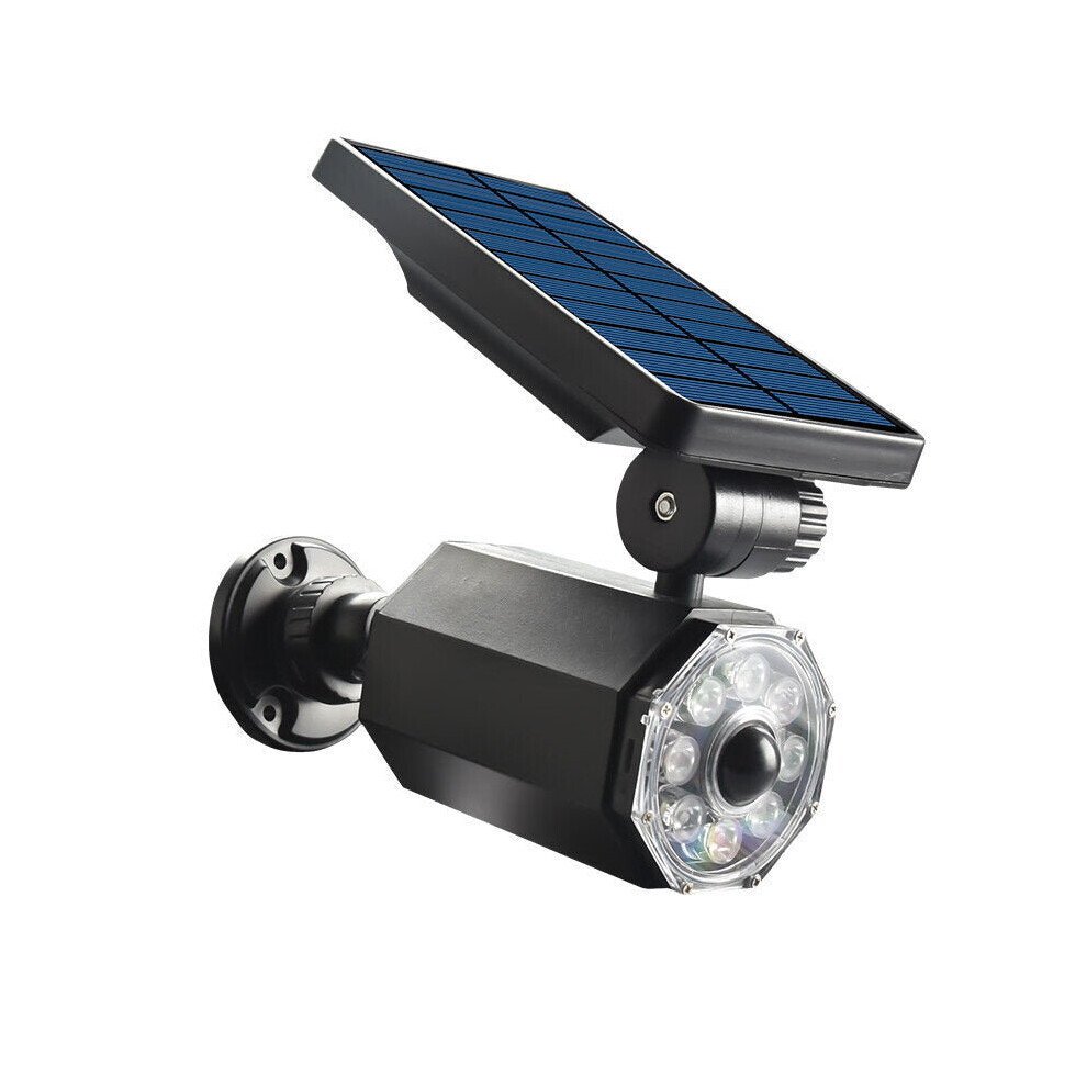 1500mAh Solar Lamp Human Body Induction Simulation Monitoring Camera Solar Sensor Wall Light For Outdoor Garden Garage