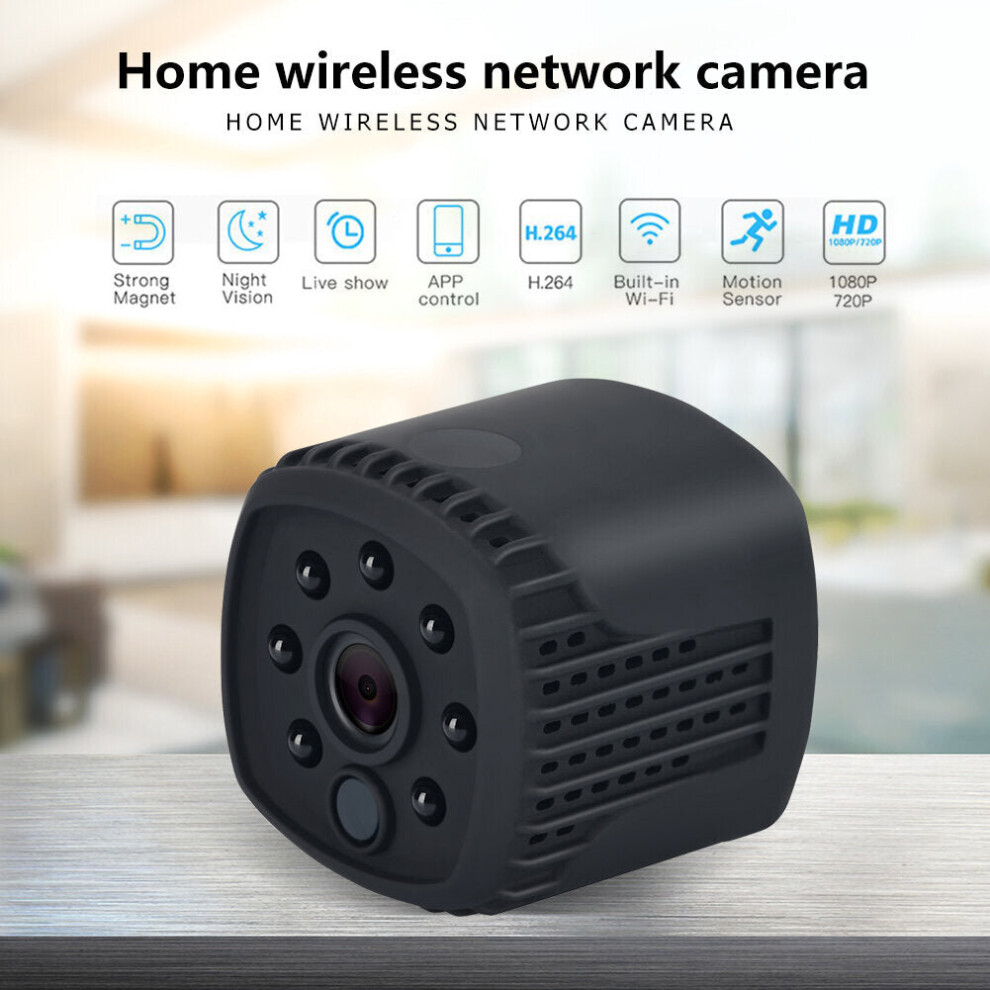 1080P Small Camera Night Vision Wireless Surveillance Camcorder Home Security 2MP Webcam