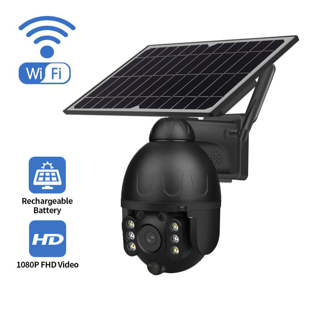 (WIFI) 4G/WIFI Version HD 1080P Solar Camera PIR Human Body Sensor Two-way Voice Night Vision Cloud Storage Waterproof