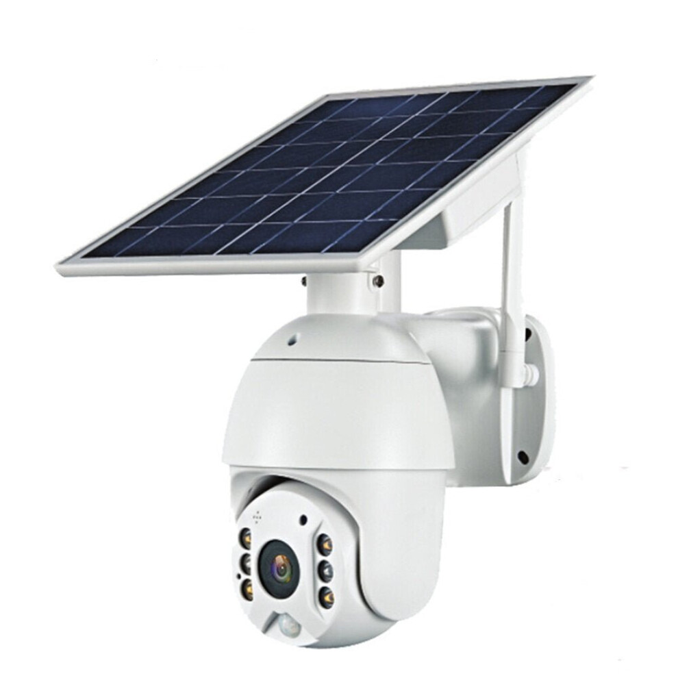 (WIFI+Battery) 1080P HD Solar Camera Wireless WIFI Night Vision Two Way Audio Waterproof Surveillance Camera 4G IP Camera