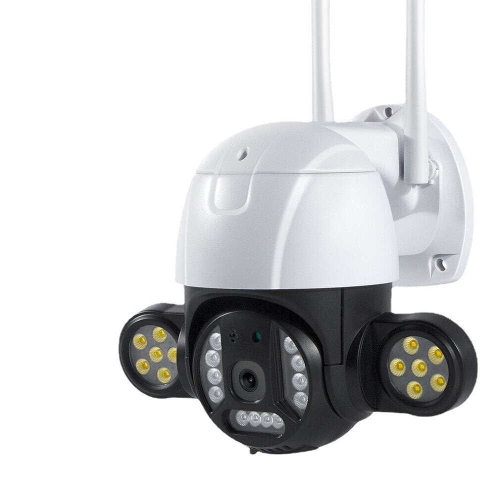 (Uk Plug) 3Mp Wireless Wifi Ip Camera Hd Dual Night Vision Humanoid Tracking Two Way Intercom Outdoor Waterproof Surveillance Onvif Cctv 6112212248690