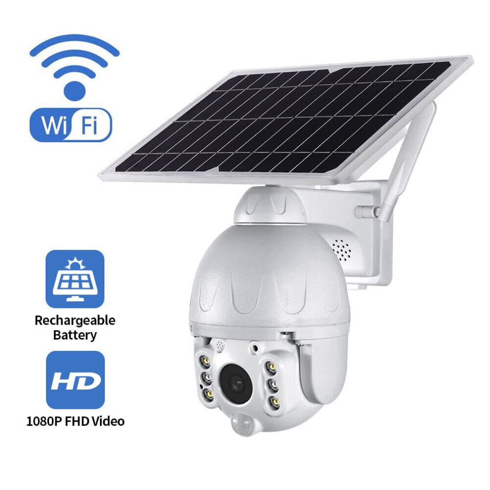 (WIFI) 4G/Wifi Low Power Solar Camera 1080P HD Two-way Audio Voice Alarm Solar Panel Outdoor Monitoring Waterproof Camera