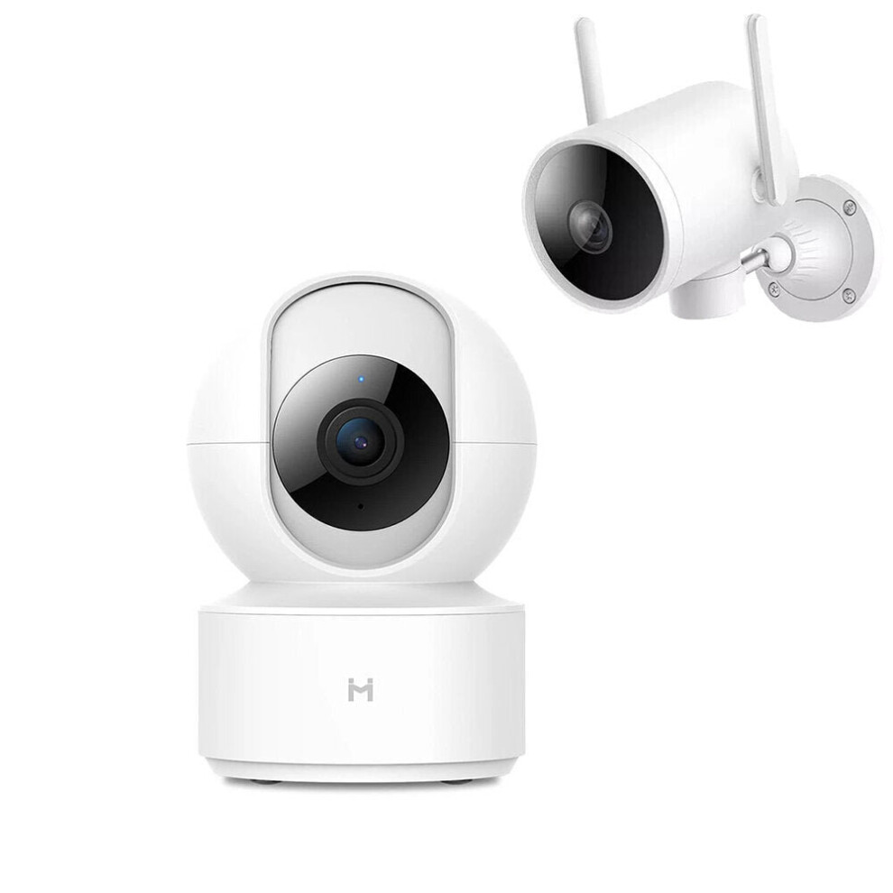 1080P Smart Home IP Camera 360  AI Detection WIFI Security Monitor With EC3 3MP 180 Rotation US Plug IP Camera from Eco-system