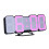 (Black) 3D LED Digital Wall Clock Wireless Remote Digital RGB LED Alarm Clock USB Sound Control Snooze Functions Wall Desktop Clock 12