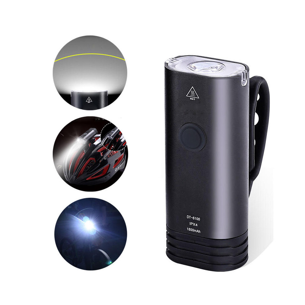 350LM XPG2-R5 LED Bicycle Smart Sensor Warning Light IPX4 Waterproof Bike Front Light 7 Modes