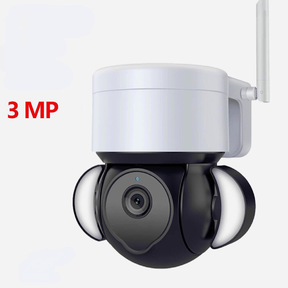 (3MP, AU Plug) 5MP Wifi Outdoor IP Camera Smart Auto Tracking Human Detection Wireless CCTV Surveillance Courtyard Camera Smart Light IP66 Waterproof