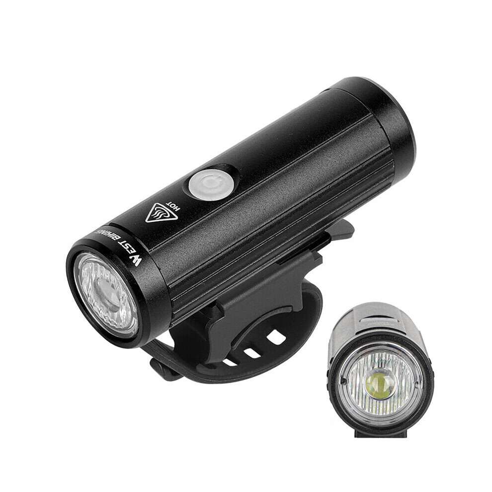 350LM USB Charging Bicycle Headlight Cycling Flashlight MTB Front Lamp Waterproof Outdoor Night Riding Equipment