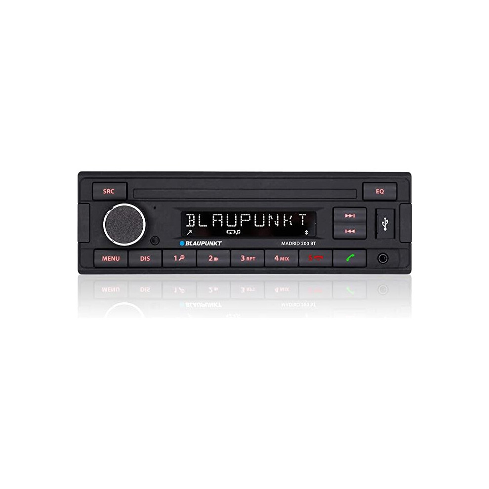 Blaupunkt Madrid 200 Bt Bluetooth, Rds Tuner, Hands-Free Kit Usb, Aux-In