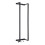 Living And Home Modern Carbon Steel Wall Mounted Towel Rack with Hooks 3