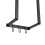 Living And Home Modern Carbon Steel Wall Mounted Towel Rack with Hooks 6