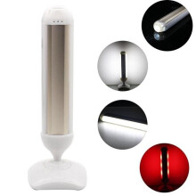 (Gold) 3W Multi-functional Portable LED Camping Lamp Rechargeable Desk Light Emergency Flashlight