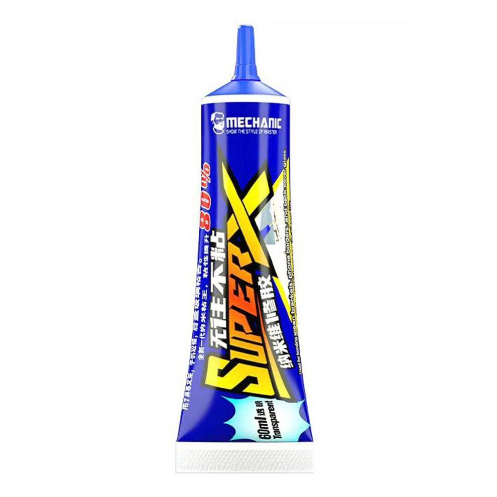 Mechanic Super X Adhesive Glue For Phone Screen / Back Glass Repair - 60Ml Clear 9145584620556