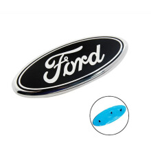FORD BLACK EMBLEM OVAL 9 INCH LOGO Front Grille/Tailgate Badge 2004-16